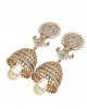 Diamond & pearl Jhumkis