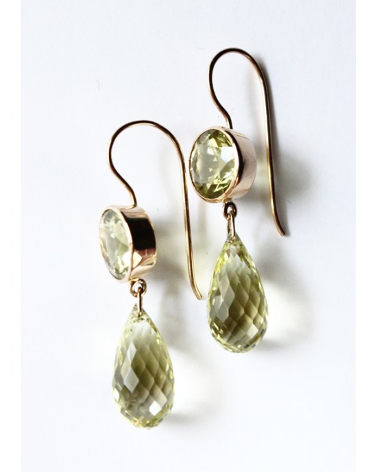 Lemon Citrine Earring