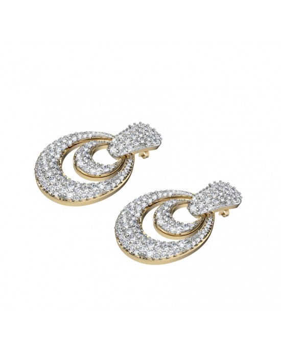 Ostentatious Diamond Earrings