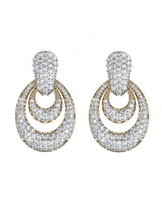 Ostentatious Diamond Earrings