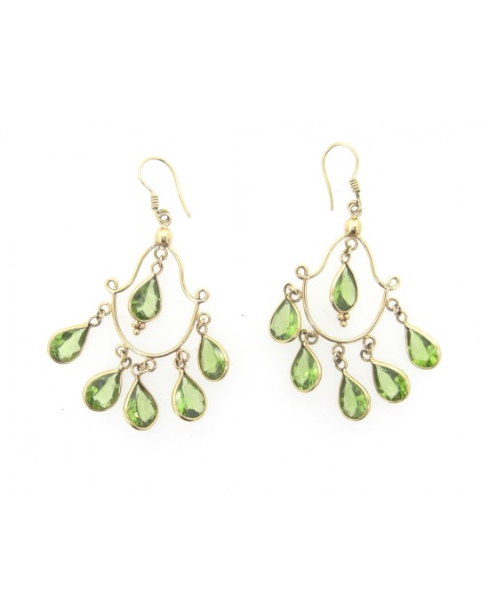 Peridot Earring in Gold