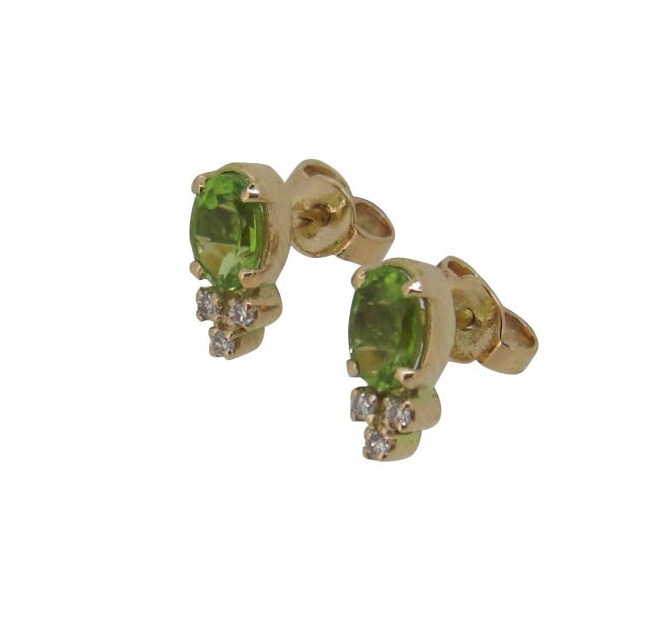 Madison L Periot Bezel Stud Earrings 001-210-02355 | Baxter's Fine Jewelry  | Warwick, RI