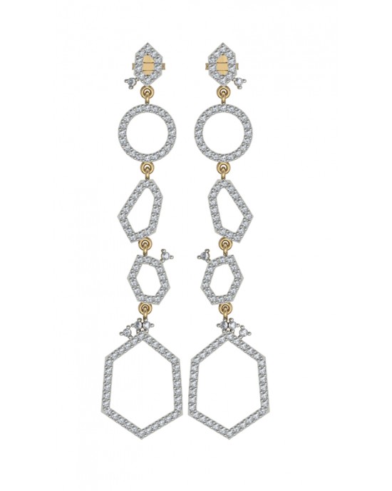 Radical Style Diamond Danglers