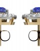 Sapphire & Diamond Cluster Earring