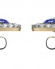 Sapphire & diamond ear studs