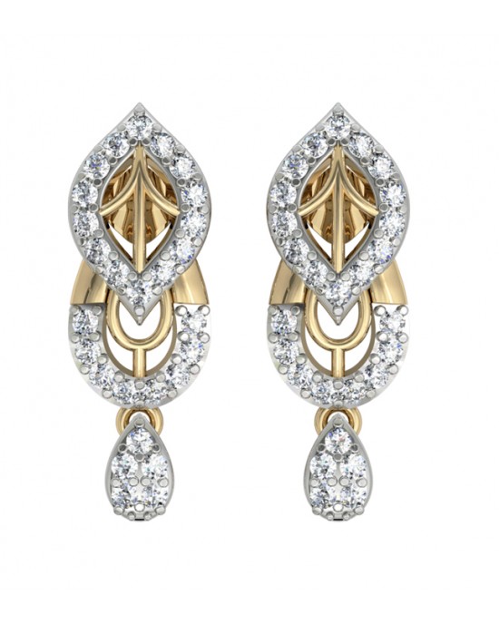 Simple Diamond Earrings