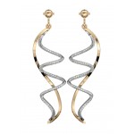 Slender spiral Diamond danglers