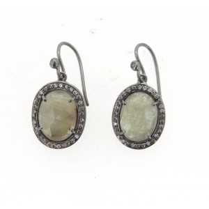 Victorian Multi Sapphire & Diamond Earring