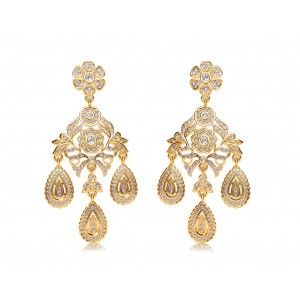 Victorian Style diamond danglers