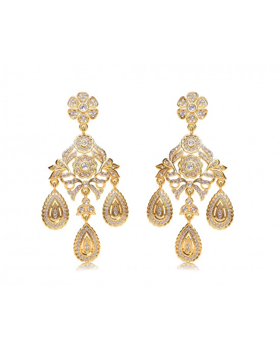 Victorian Style diamond danglers