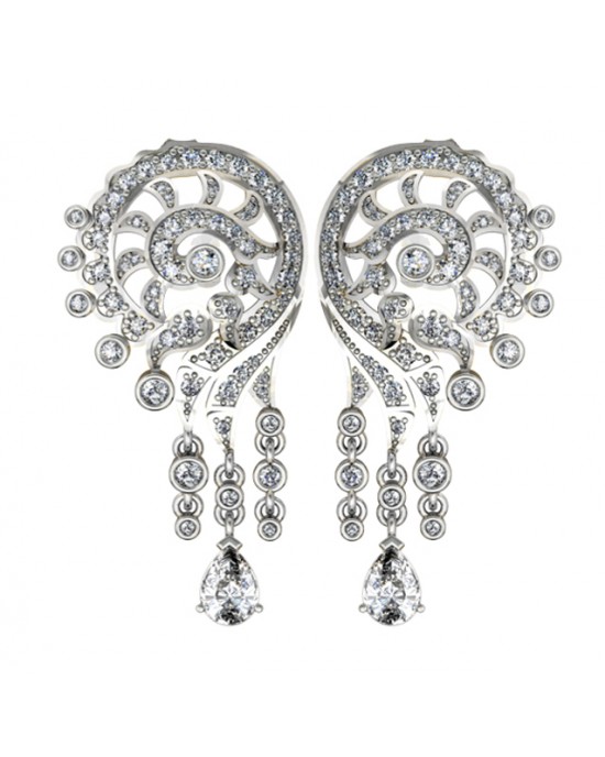 Striking designer diamond Earrings