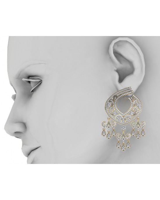 Winsome Wedding wear Earrings