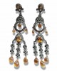 Chandelier Earrings with Cirtine
