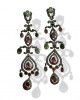 Chandelier Earrings with Tourmaline