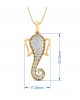 Ganesh Divine depiction pendant in gold