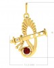 Sri Krishna Ethereal Gold pendant with diamonds