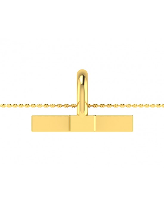 Diamond Cross pendant in gold