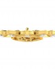 Auspicious Shri Sai Pendant in Gold studded with diamonds