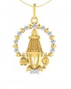 Tirupati Balaji Gold & Diamond pendant