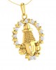 Tirupati Balaji Gold & Diamond pendant