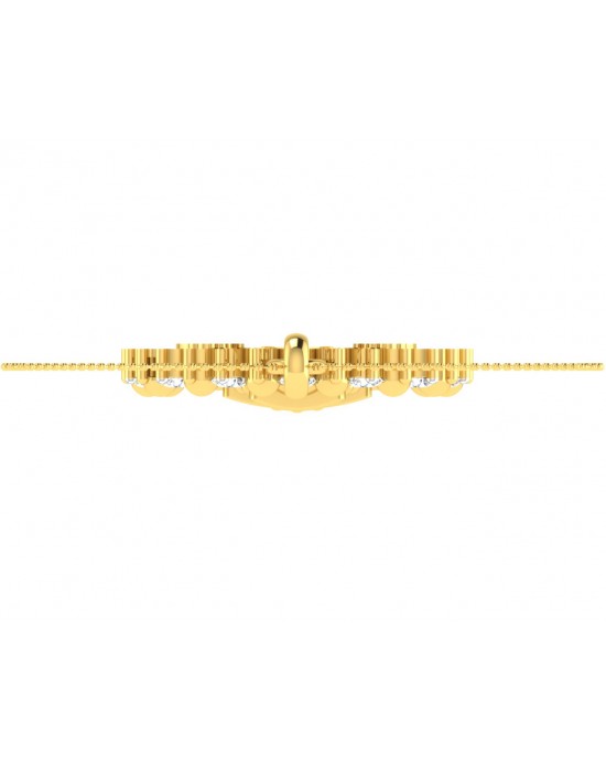 Tirupati Balaji Gold & Diamond pendant