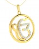 Auspicious Ik Onkaar Gold Pendant with Diamonds   