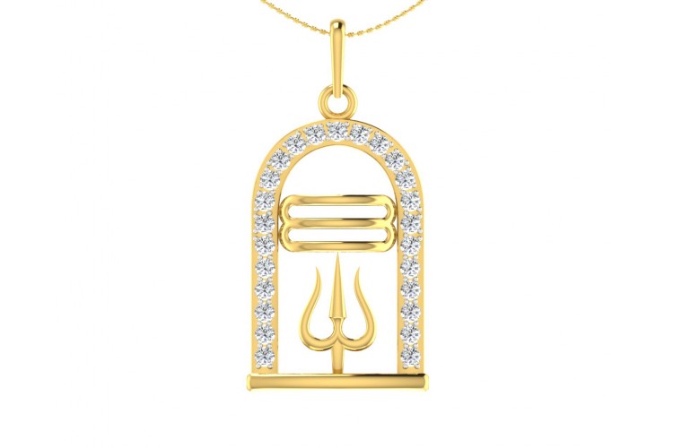 trishul gold locket