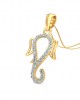 Auspicious Ganpati Gift Pendant in Gold with diamonds