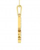 Gold Swastika Pendant with diamonds