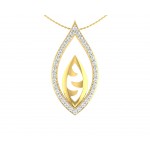 Shiva’s Third Eye pendant in Gold with diamonds