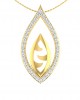 Shiva’s Third Eye pendant in Gold with diamonds