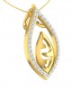 Shiva’s Third Eye pendant in Gold with diamonds