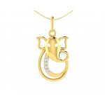 Ganesh Gold Pendant 