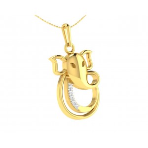 Ganesh Gold Pendant 