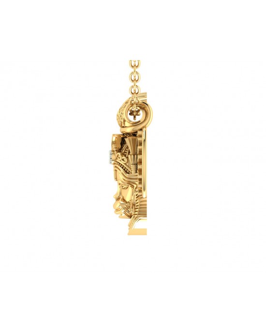 Divine Hanuman Pendant in Gold