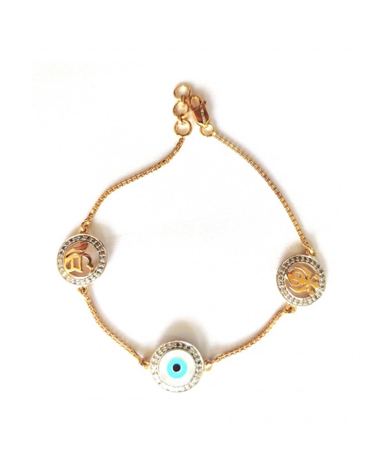 Evil eye, Ik onkaar and khanda bracelet