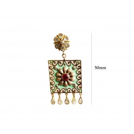 Designer Gold plated genuine silver earrings