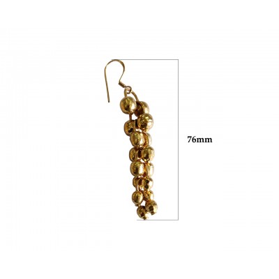 Gold Plated Silver dangle earrings