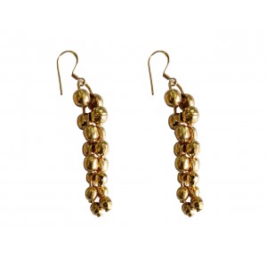 Gold Plated Silver dangle earrings