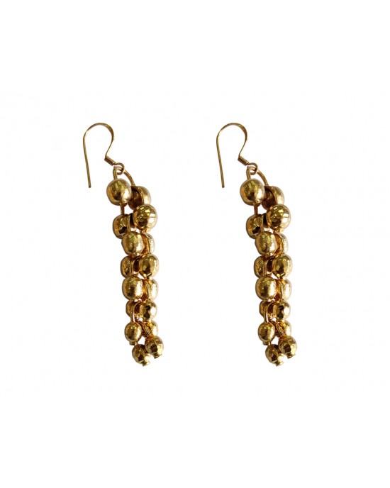 Gold Plated Silver dangle earrings