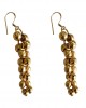 Gold Plated Silver dangle earrings