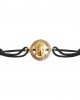 Buddha Charm Bracelet with Diamonds in gold