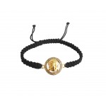 Buddha Charm Bracelet with Diamonds in gold