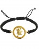 Auspicious Hanuman Bracelet in Gold with single diamond