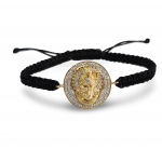 Stunning Hanuman Bracelet in Gold with Diamonds