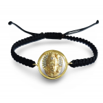 Beautiful Bajrang Bali Bracelet in Gold with diamonds