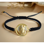 Beautiful Bajrang Bali Bracelet in Gold with diamonds
