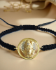 Beautiful Bajrang Bali Bracelet in Gold with diamonds