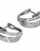 Hoop Earrings with Diamonds