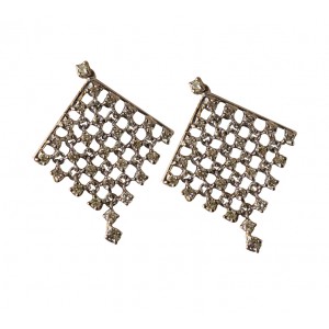 Diamond woven Earrings